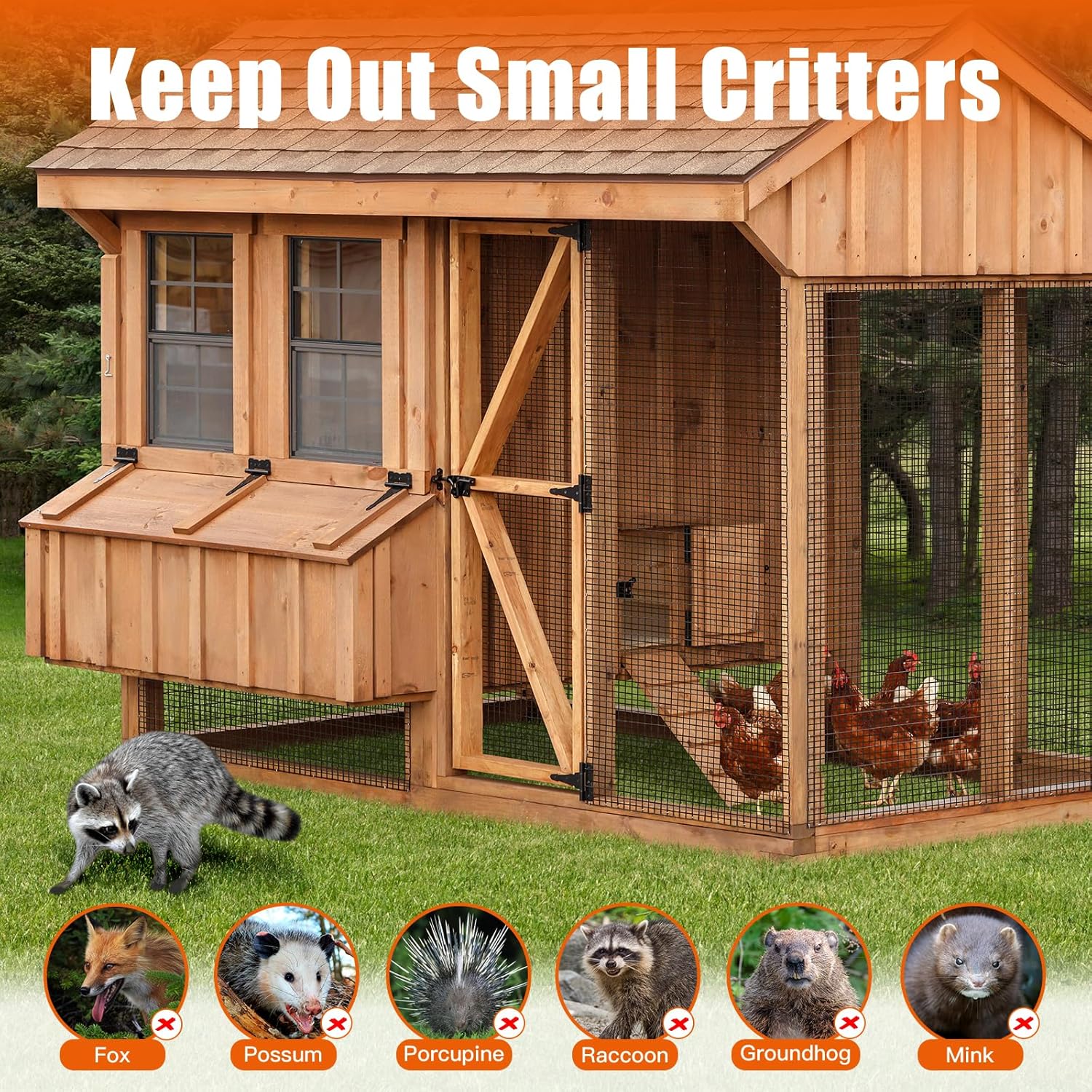 Zevemomo 36" x 50' 1/4inch Hardware Cloth, Black Vinyl Coated Chicken Wire Fence Galvanized Welded Mesh Roll for Home Garden Rabbit Cage