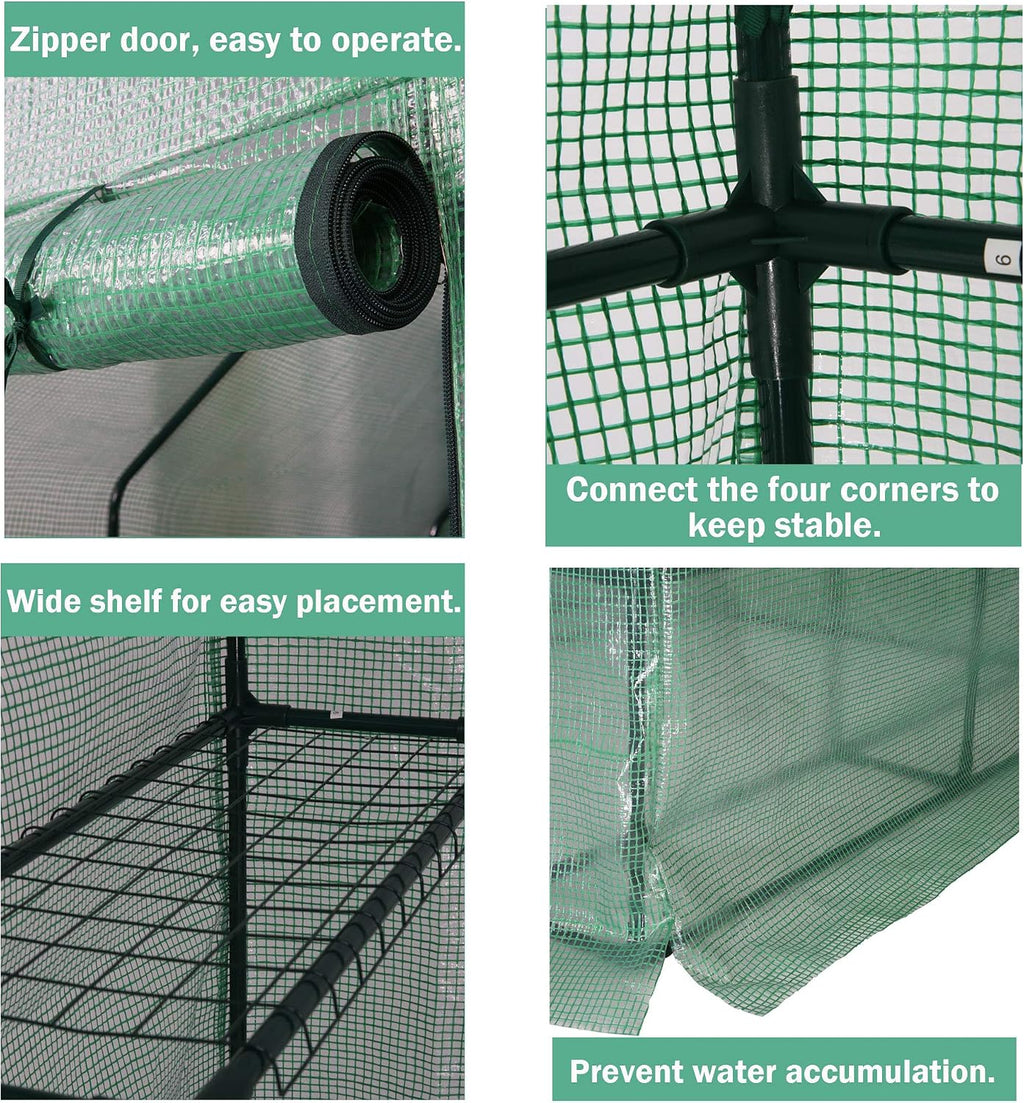 rapone mini greenhouse garden walk-in green house with, close-up detail