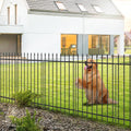 decorative metal garden fence 42" x 11.5', no-dig, main product view