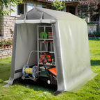 jy qaqa 6x6 ft portable motorcycle carport, heavy, package contents