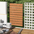 modern shade 5x3 privacy fence panels, cedar wood, main product view