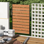 modern shade 5x3 privacy fence panels, cedar wood, main product view