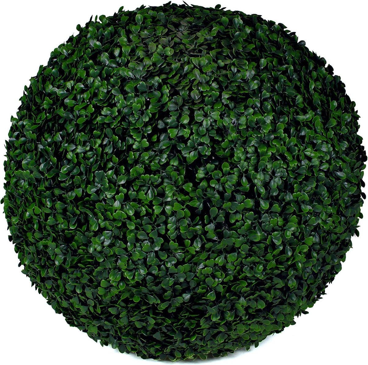 artificial boxwood topiary balls for outdoor decor shown in use