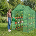 outvita walk-in greenhouse, 3 tiers 8 shelves, durable, main product view