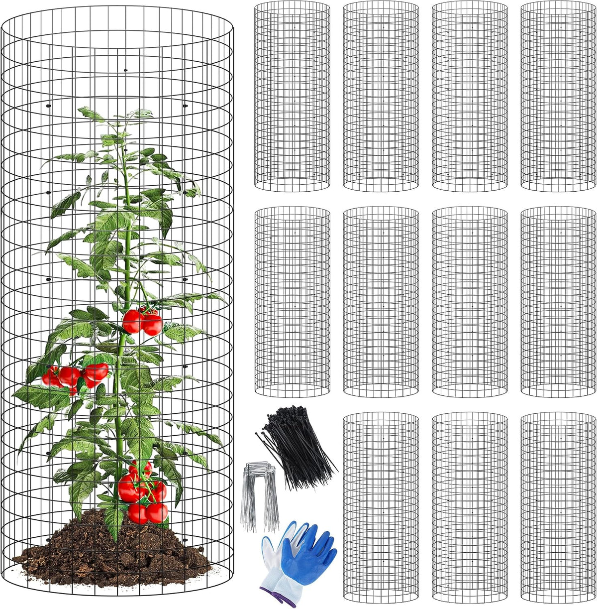 winemana 12 set plant protectors covers from animals, main product view