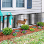 zippity 24in zurich fence kit, poly-steel diy no, main product view