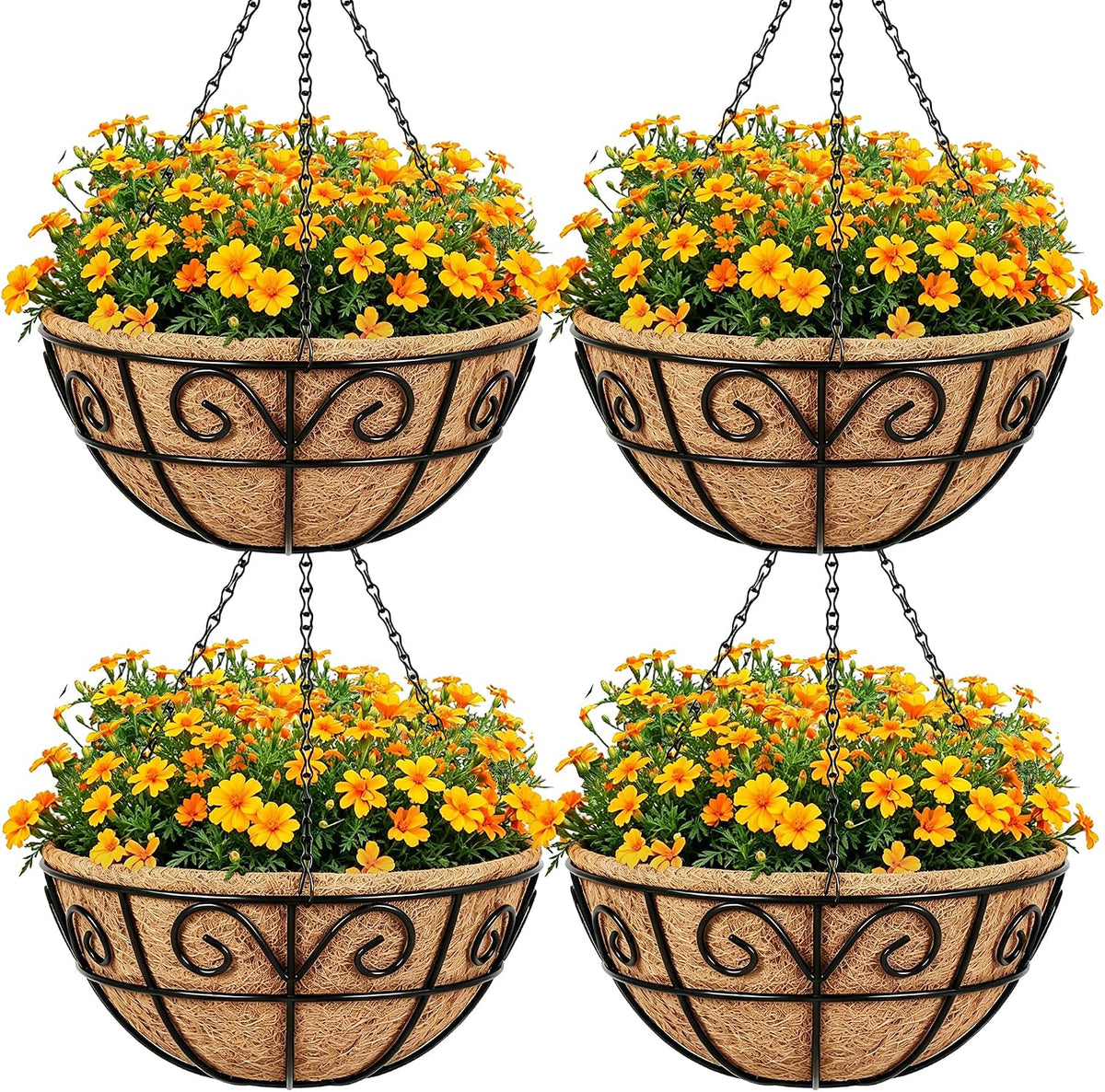 amagabeli garden & home 4 pack 14 inch, main product view