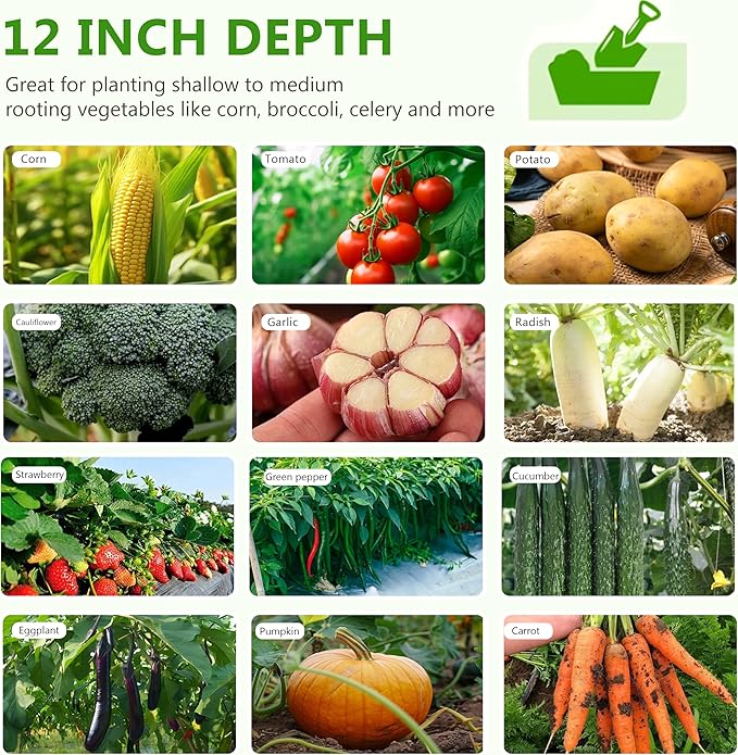 2PCS 6x3x1ft Galvanized Raised Garden Bed Kit,Metal Planter Box for Vegetables,Flowers,Herbs Durable Rust-Resistant Patio Gardening Beds,Black