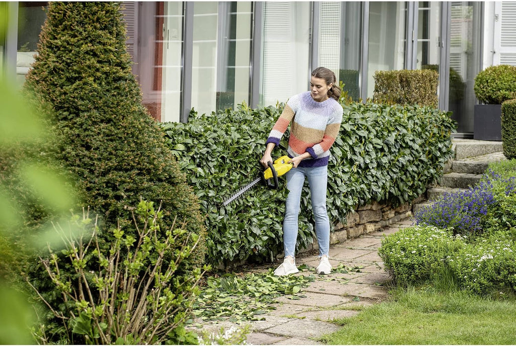 Kärcher 18 V Hedge Trimmer HGE 18-45, Cutting Length: 45 cm, ‎Diamond Cutting Blade, Weight: 2.68 kg, Cordless, Power: max. 250-500 m, Compatible with 18 V Battery, Battery not Included