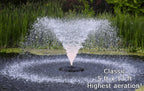 FT 14000 Floating Pond Fountain and Aerator Complete Kit with 14,000 GPH Pump, 100 Foot Power Cord, 3 Spray Styles | 100% US-Based Customer Service and Warranty
