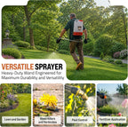 petratools 3 gallon battery powered backpack sprayer, front angle view