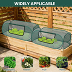raised garden bed covers, 45 x 22 x showing dimensions