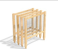 greenes fence 2' critterguard cedar garden fence (4, main product view