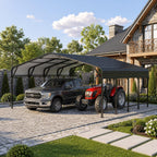 mnlr 20x20 ft heavy duty metal carport with, main product view