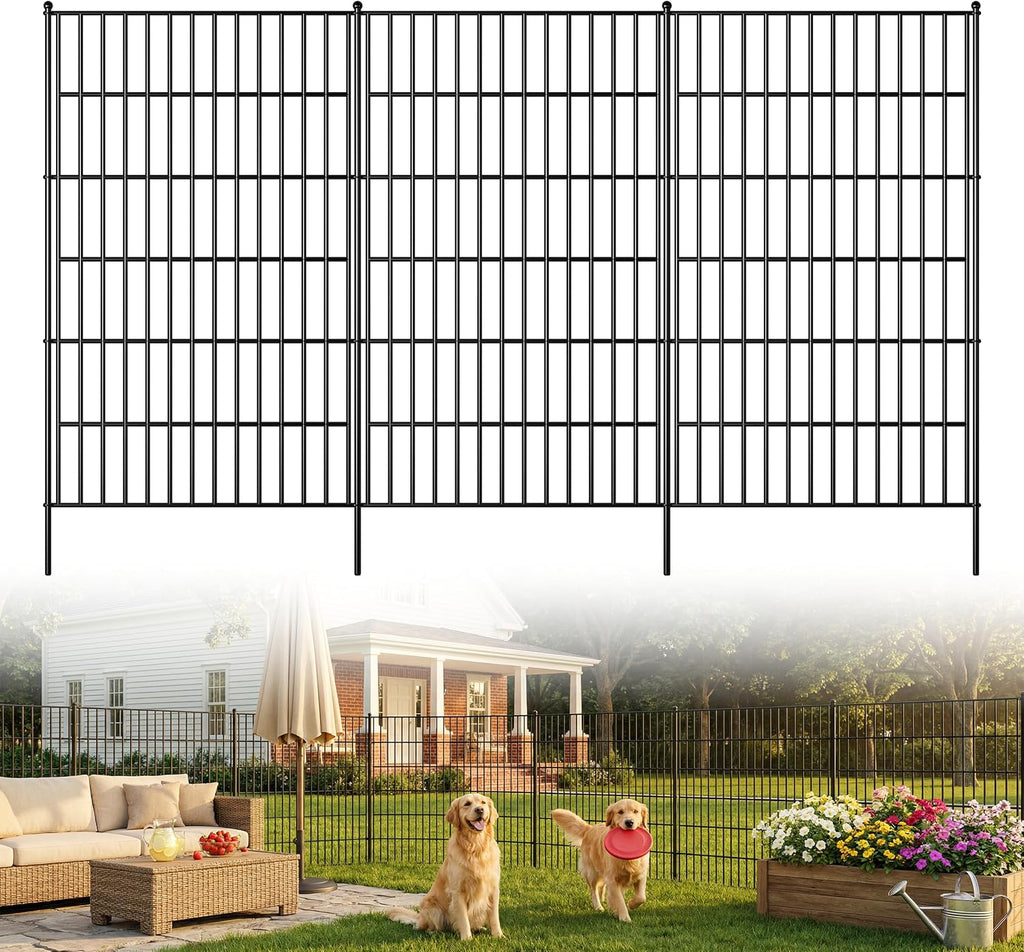 toolterritary 5 panels no dig decorative garden fence, main product view