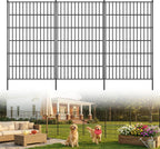toolterritary 5 panels no dig decorative garden fence, main product view