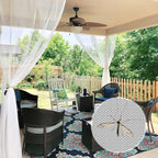 ryb home mosquito netting outdoor curtains for patio, main product view