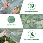 10 * 50ft ultra fine garden mesh netting, side view