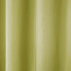 TOWN & COUNTRY BASICS Cabana Solid Heavyweight Indoor Outdoor Curtains, Light Filtering Opacity with Grommet Top, Water Repellent, 2-Pack Set, 54"x120", Kiwi Green