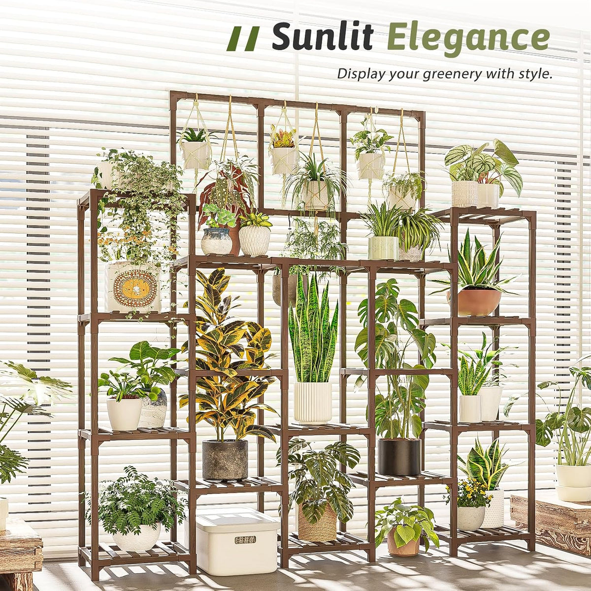 gentingbro plant stand indoor outdoor 63" tall plant, package contents