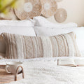 blissblush 14x36 lumbar pillow cover for bed, rectangular, main product view