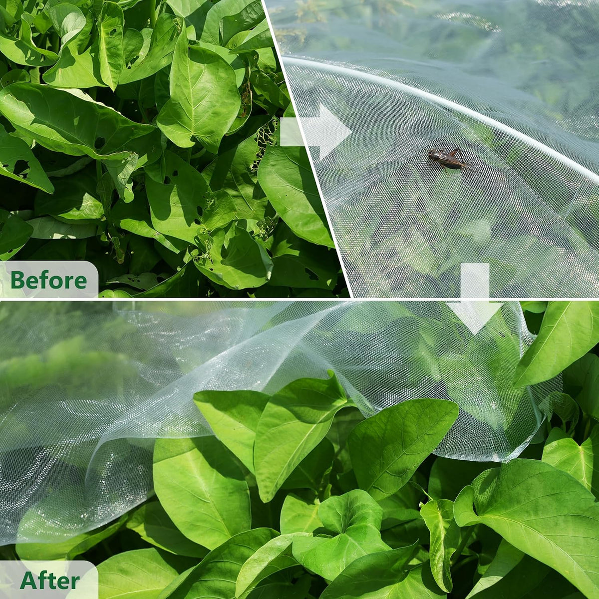 10 * 50ft ultra fine garden mesh netting, package contents