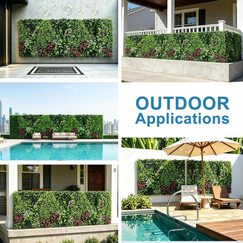 artificial ivy privacy fence 40"×120" grass wall faux, package contents