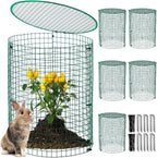 hiboom 6 pack garden plant protectors from animals, main product view