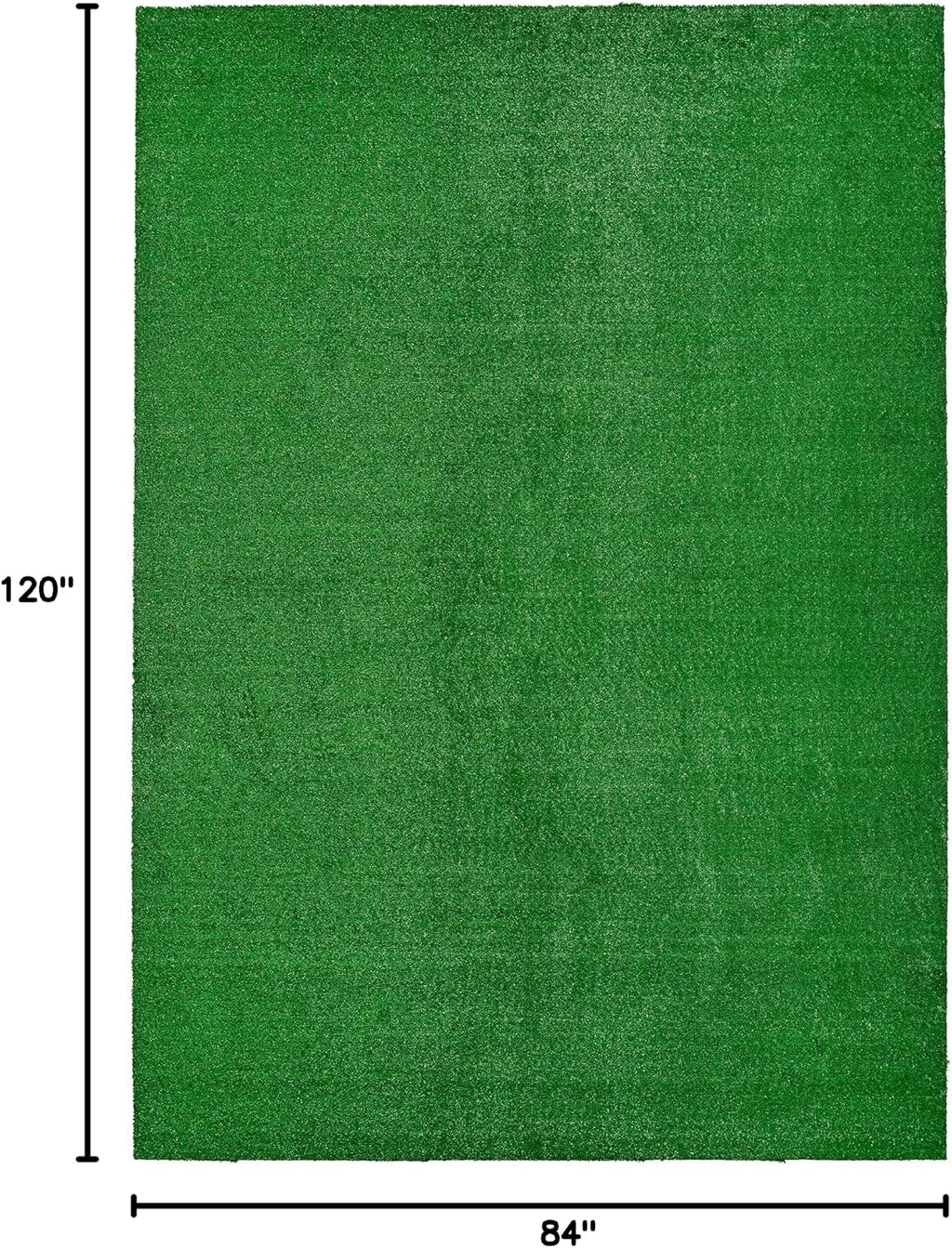 garland rug artificial grass 7 ft. x 10, close-up detail