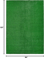 garland rug artificial grass 7 ft. x 10, close-up detail