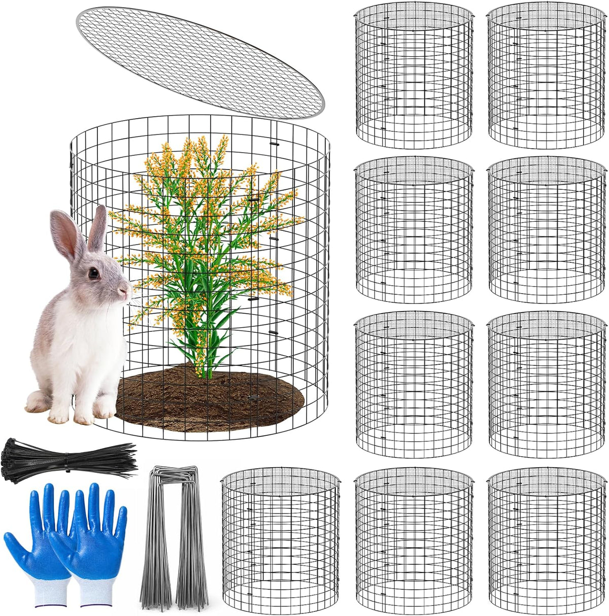 specilite 10 pack plant protector from animals, 14"x14", main product view