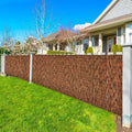 brown 4ft x16.4ft reed fencing roll bamboo privacy, main product view