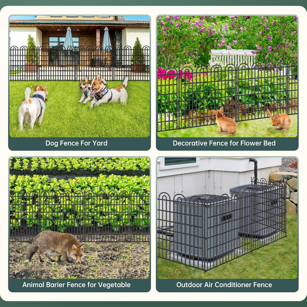 15 panels tall garden animal barrier fence with on a desk or shelf