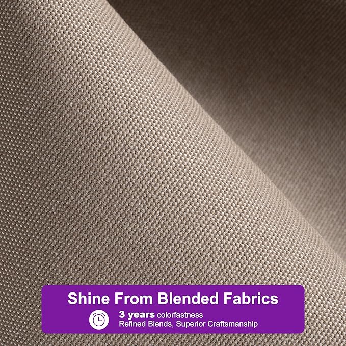 PURPLE LEAF Patio Umbrella 10' X 13' Rectangle Cantilever Umbrella Large Aluminum Outdoor Umbrellas with 360-degree Rotation & UPF40+ Premium Fabric for Deck Pool Garden Yard, Ash Mocha