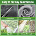 swangsa garden netting 10 x 50 ft 3pack, close-up detail