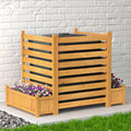 gdlf air conditioner fence, outdoor wood ac unit, main product view