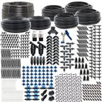drip depot drip irrigation kit for raised bed showing dimensions