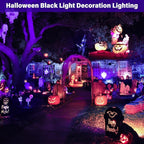 12W Black Lights for Glow Party,Purple LED Landscape Spot Lighting for Yard Garden Poster Bar Decoration,2Pack