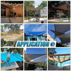 Amgo Custom Size 18' x 22' x 28.4' Sand Beige Right Triangle Sun Shade Sail Order to Make Canopy Awning UPF50+ AGSLT, 95% UV Blockage, Water & Air Permeable, 200GSM Commercial Standard (We Customize)