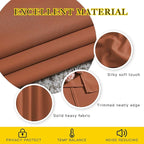 NICETOWN Blackout Curtain for French Door - Indoor Slider Curtain for Patio Door, Extra Wide Drape for Living Room/Bedroom (Burnt Orange, W100 x L84, 1 PC)