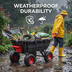 autodaya garden dump cart wagon 1000 lbs, heavy, view 11