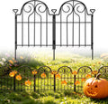 decorative garden fence 17in x 30ft,30 panels,metal halloween, main product view