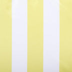 Sun Zero Valencia 2-Pack Cabana Stripe Indoor/Outdoor UV Protectant Energy Efficient Grommet Curtain Panel Pair, Yellow, 54" x 84"