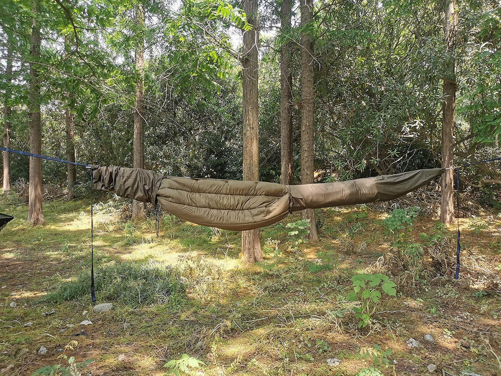 Onewind Hammock Sleeve 12ft, Nylon Hammock Snakeskin | Lightweight Waterproof Camping Hammock Storage and Cover, 12' Large for Hammock, Underquilt Combo, Topquilt, OD Green