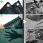 80% shade cloth,chicken coop shade cover, sturdy sunblock, side view