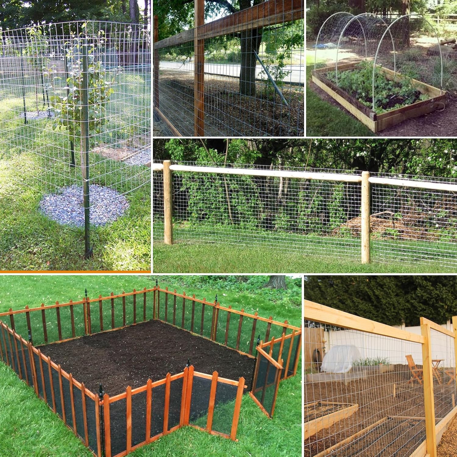 Gartist 1/2inch 16"x50' Chicken Wire Fencing Roll, Galvanized Hardware Cloth, 19Ga Hot-Dip Welded Preventing Snakes, Raccoons and Foxes