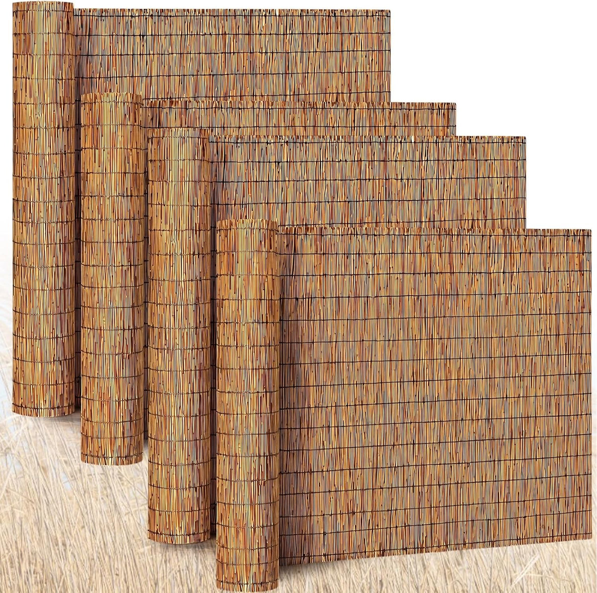 barydat 4 pcs 4 x 16.4 ft reed, main product view
