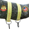 Tree Swing Hanging Kit - 12,000 lb. Polyester Webbing - 2 Straps per Set - with Carabiners - Made in USA