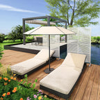 garvee 2pcs metal garden privacy screen 72x47, freestanding, package contents