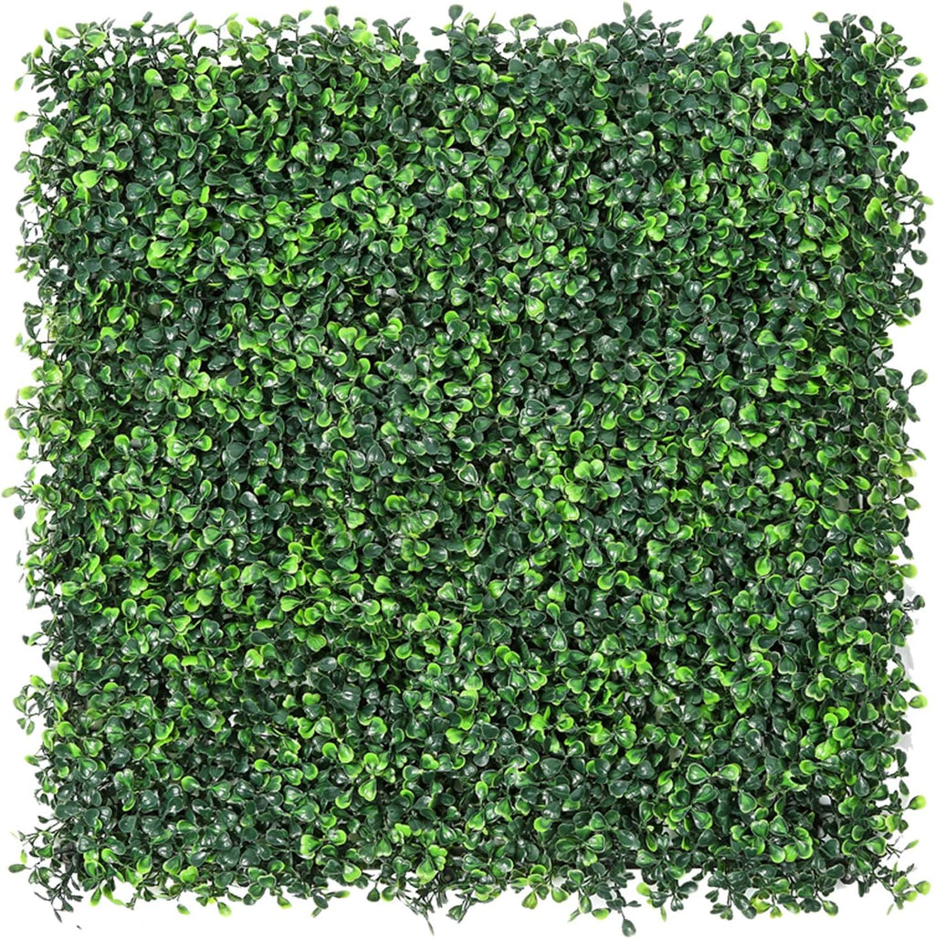 sunnyglade 12 pieces 20"x 20" artificial boxwood panels, main product view